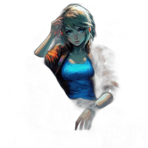 face, dress, mask, staff transparent PNG cut-out