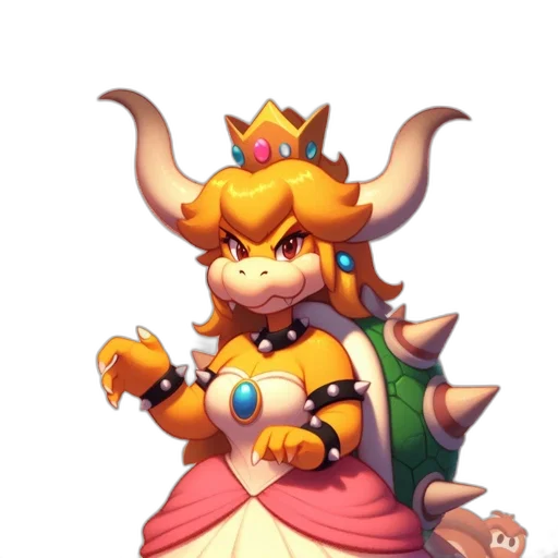 crown, staff, dress, dragon transparent PNG cut-out