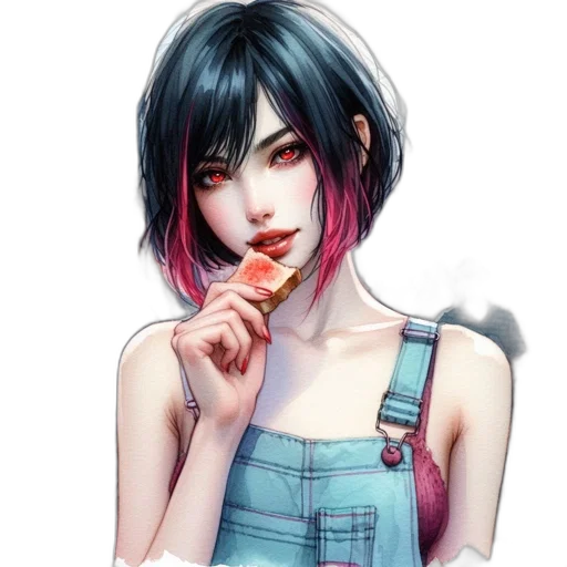 food, face, weapon, photorealistic transparent PNG cut-out