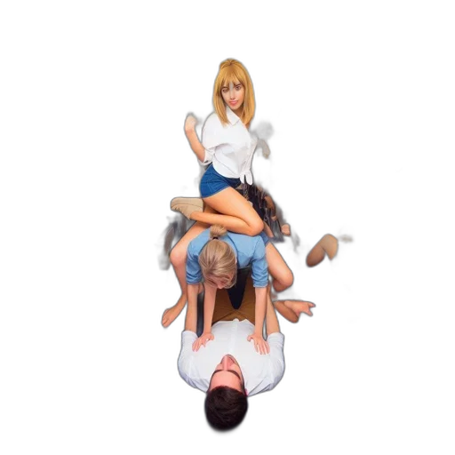 staff, umbrella, hair, concept art transparent PNG cut-out