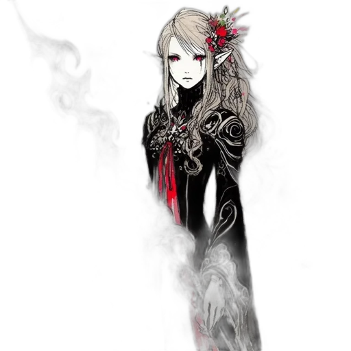 dress, mask, staff, jewelry transparent PNG cut-out
