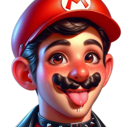 face, mask, hat, staff transparent PNG cut-out