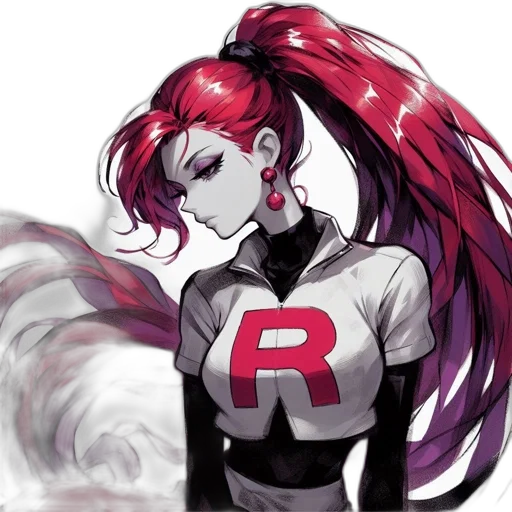 staff, robot, jacket, hair transparent PNG cut-out