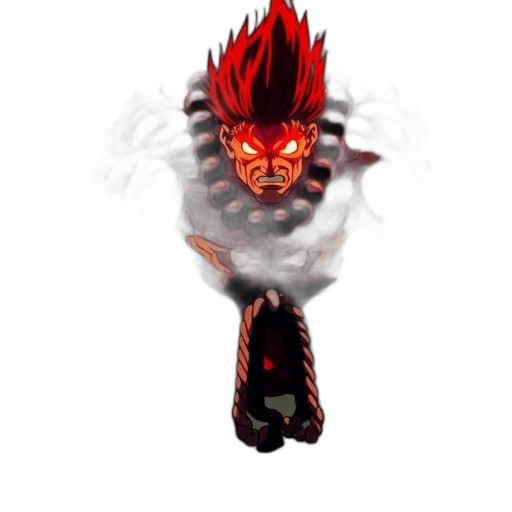 staff, mask, hair, weapon transparent PNG cut-out