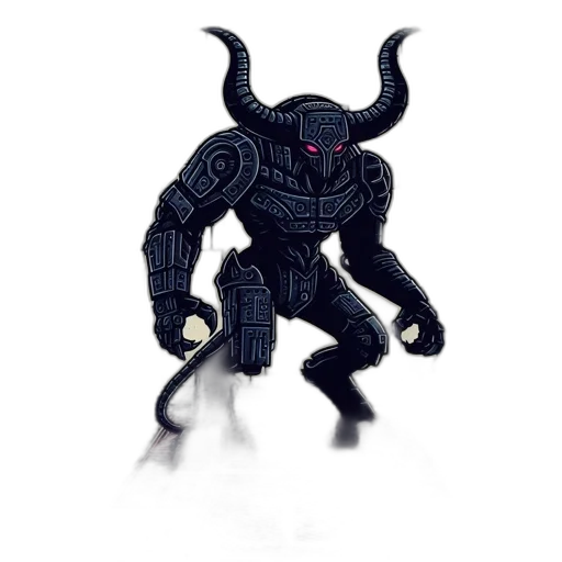 creature, robot, mask, concept art transparent PNG cut-out