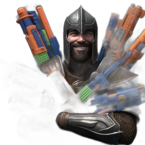 weapon, sword, staff, robot transparent PNG cut-out