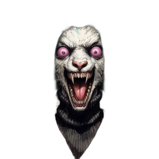 creature, mask, animal, face transparent PNG cut-out