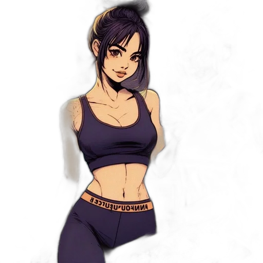 concept art, pixel art, anime, fantasy art transparent PNG cut-out