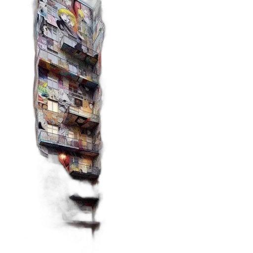 weapon, building, robot, bottle transparent PNG cut-out
