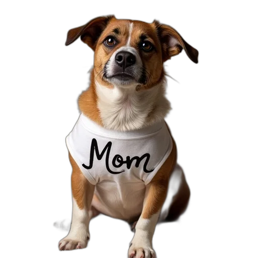 animal, photorealistic, dog, shirt transparent PNG cut-out