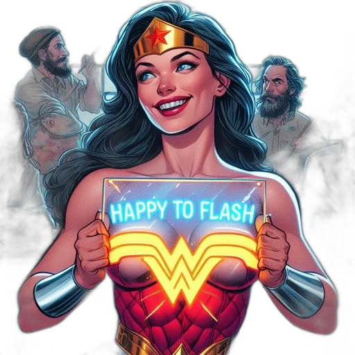comic book art, concept art, wonder, woman transparent PNG cut-out