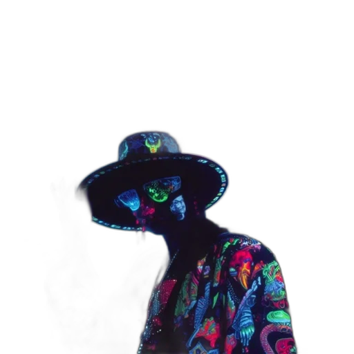 jacket, hat, mask, dress transparent PNG cut-out