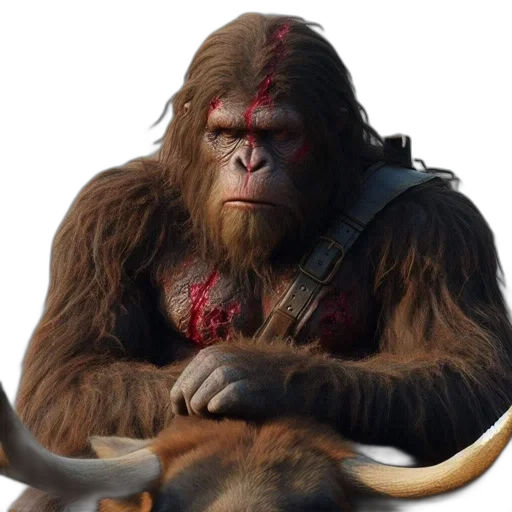 animal, creature, staff, concept art transparent PNG cut-out