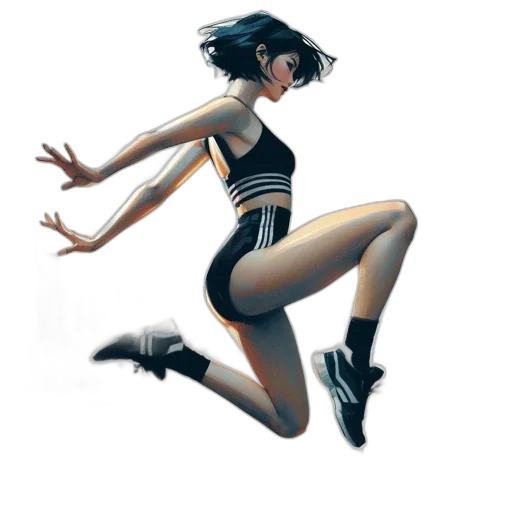 concept art, comic book art, cyberpunk, fantasy art transparent PNG cut-out