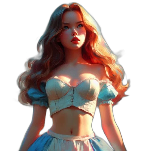 dress, crown, concept art, fantasy art transparent PNG cut-out