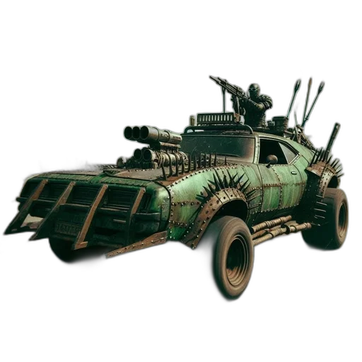weapon, car, animal, robot transparent PNG cut-out