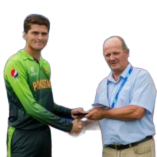 player, pakistan, receives, award transparent PNG cut-out