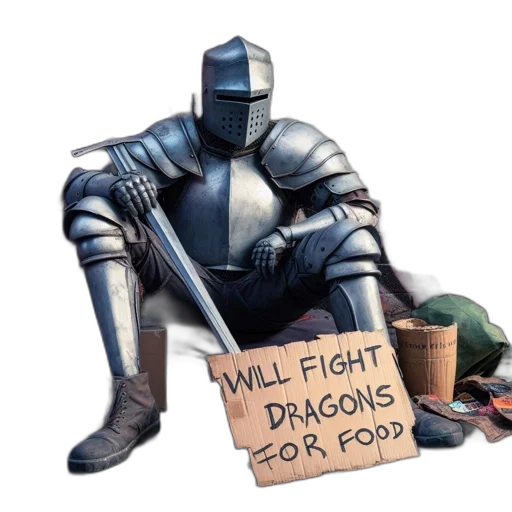 dragon, weapon, sword, robot transparent PNG cut-out
