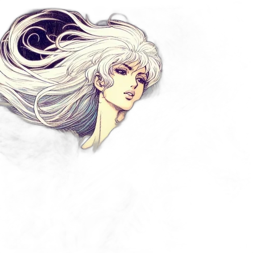 hair, face, mask, dragon transparent PNG cut-out