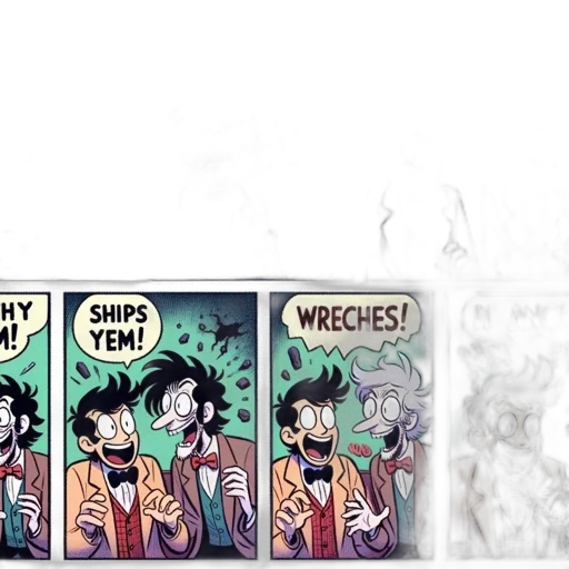 comic book art, concept art, comic, strip transparent PNG cut-out