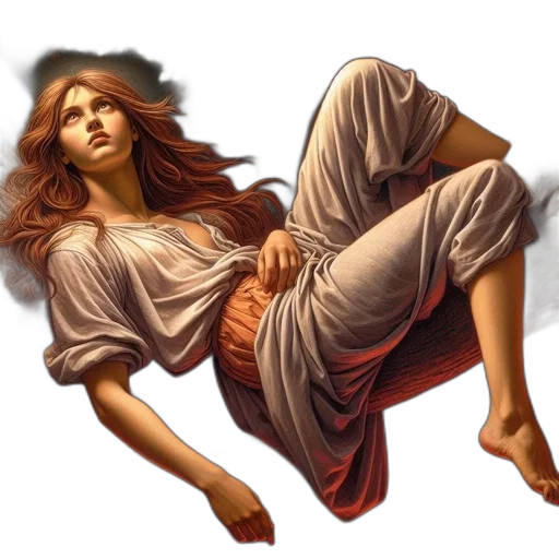 fantasy art, photorealistic, oil painting, concept art transparent PNG cut-out