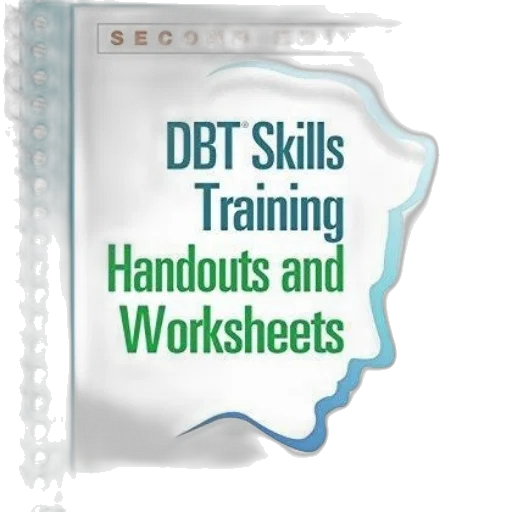 spiral-bound, book, titled, dbt transparent PNG cut-out