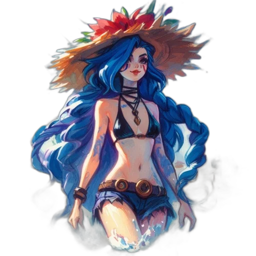 dress, hair, fantasy art, concept art transparent PNG cut-out