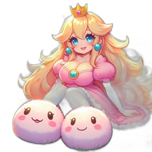 crown, pixel art, concept art, watercolor transparent PNG cut-out