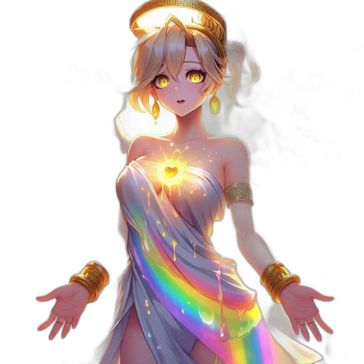 dress, staff, jewelry, weapon transparent PNG cut-out