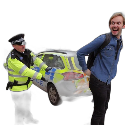 car, weapon, staff, jacket transparent PNG cut-out