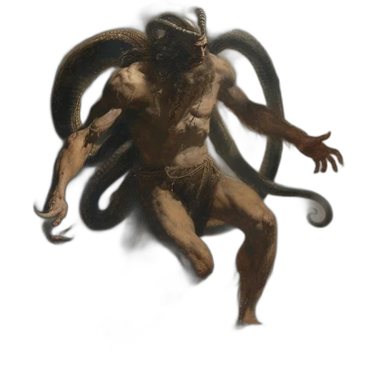 creature, animal, dragon, hair transparent PNG cut-out