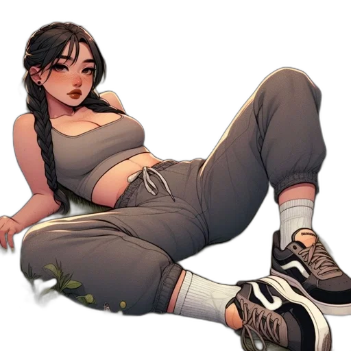shoes, concept art, comic book art, pixel art transparent PNG cut-out