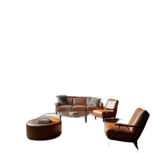 furniture, 3d render, photorealistic, concept art transparent PNG cut-out