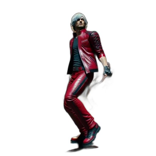 jacket, robot, shoes, 3d render transparent PNG cut-out