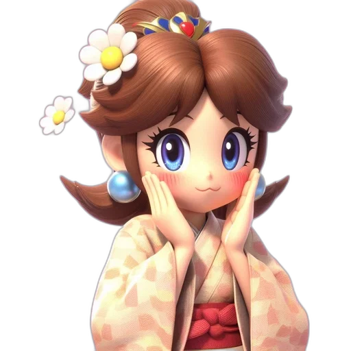 dress, face, crown, flower transparent PNG cut-out