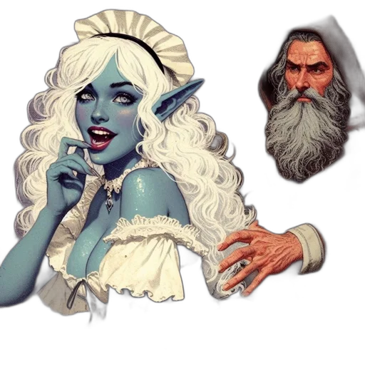concept art, fantasy art, pixel art, comic book art transparent PNG cut-out