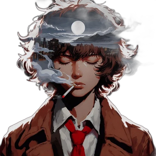 jacket, face, mask, creature transparent PNG cut-out