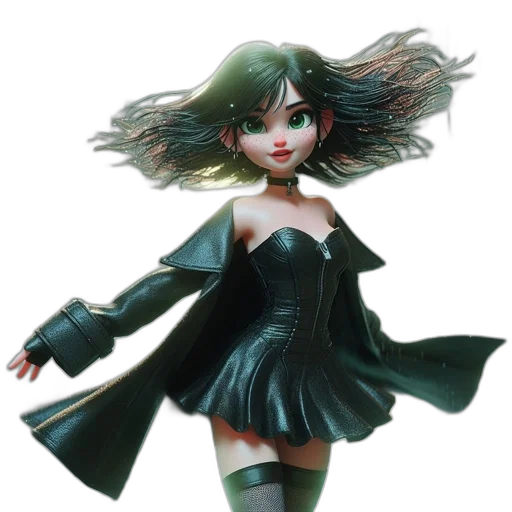dress, concept art, fantasy art, 3d render transparent PNG cut-out