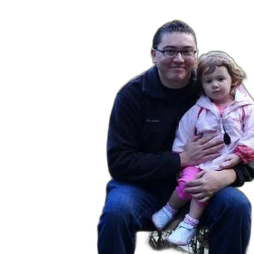 man, child, sit, bench transparent PNG cut-out