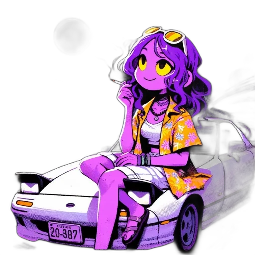 car, robot, dress, staff transparent PNG cut-out