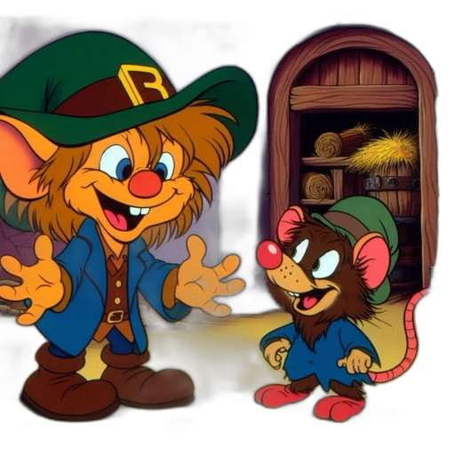 concept art, cartoon, 3d render, comic book art transparent PNG cut-out