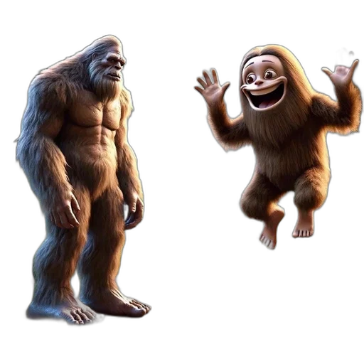 creature, animal, concept art, 3d render transparent PNG cut-out