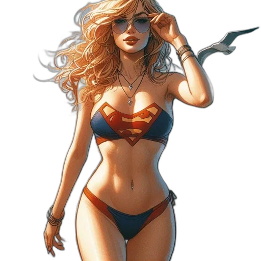 comic book art, concept art, fantasy art, cartoon transparent PNG cut-out