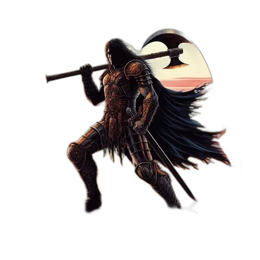 sword, weapon, mask, dragon transparent PNG cut-out
