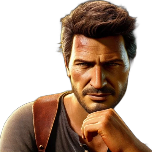 face, 3d render, concept art, photorealistic transparent PNG cut-out