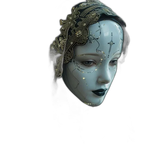 mask, robot, face, jewelry transparent PNG cut-out