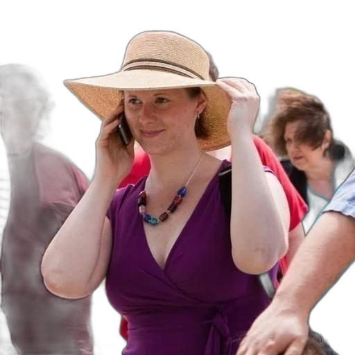 hat, staff, dress, face transparent PNG cut-out