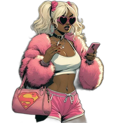 jacket, comic book art, concept art, cartoon transparent PNG cut-out