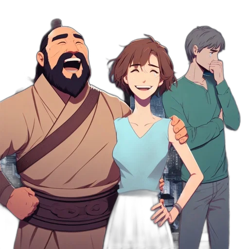 staff, anime, concept art, cartoon transparent PNG cut-out