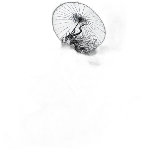umbrella, hair, hat, animal transparent PNG cut-out